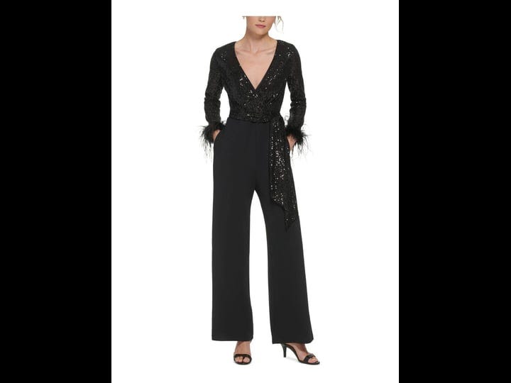 eliza-j-womens-sequined-v-neck-long-sleeve-jumpsuit-black-size-4-1