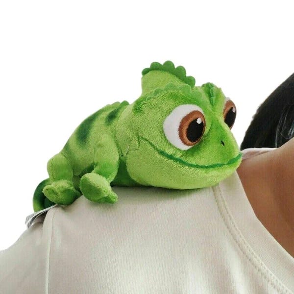 Magnetic Pascal Chameleon Shoulder Plush Toy | Image