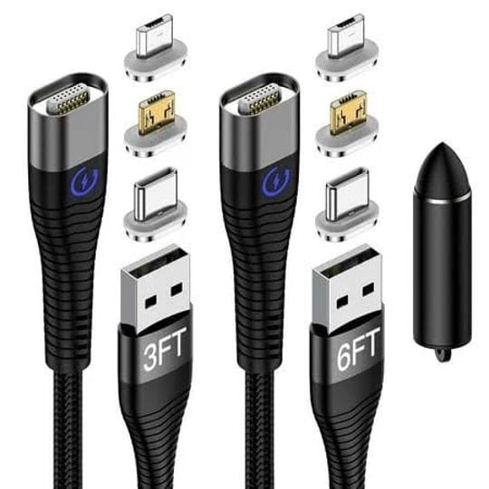 ykz-magnetic-charging-cable-2-pack-3-3ft-6-6ft-3-in-1-magnet-usb-charger-cord-for-type-c-ro-usb-1