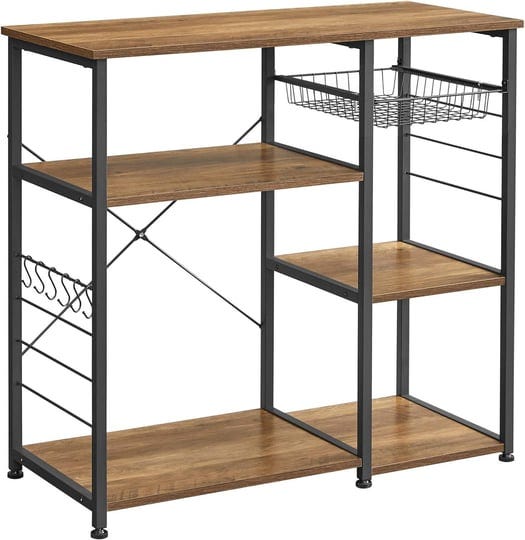 vasagle-alinru-kitchen-bakeras-rack-coffee-bar-microwave-oven-stand-1