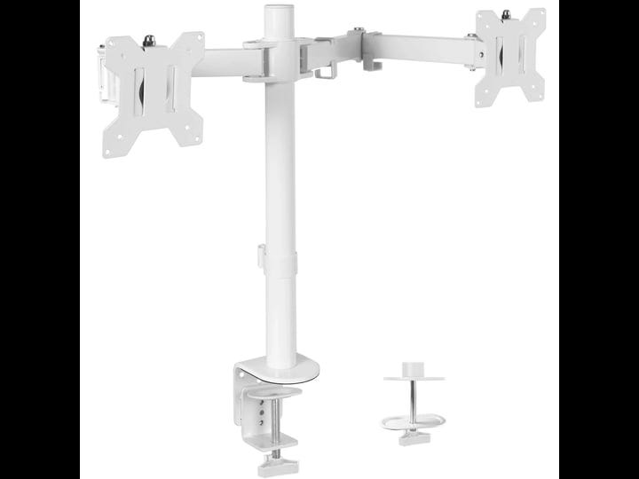 vivo-white-dual-monitor-desk-mount-adjustable-stand-fits-screens-up-to-31