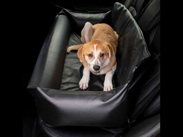 pupprotector-faux-leather-memory-foam-dog-car-bed-black-full-back-seat-48-x-18-x-14
