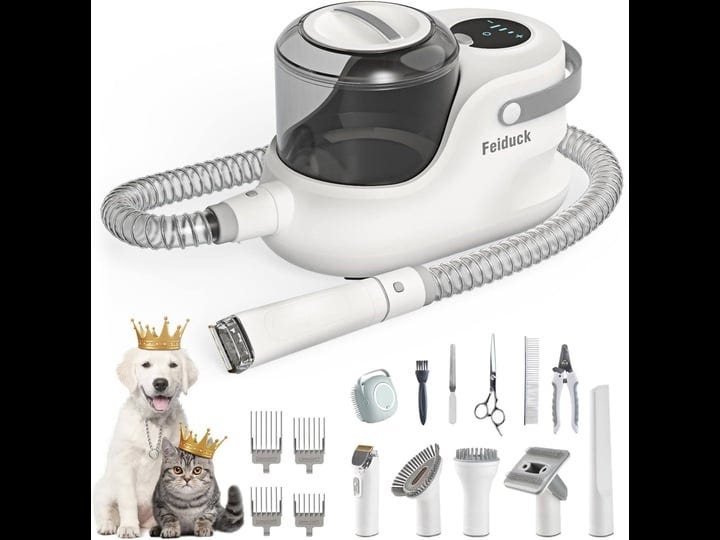 feiduck-dog-grooming-kitpet-grooming-vacuum-suction-99-pet-hair2-5l-large-capacitydog-air-clipper-va-1