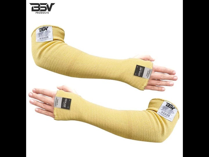 bsv-cut-scratch-and-heat-resistant-arm-protection-sleeves-with-thumb-hole-made-with-dupont-kevlar-un-1