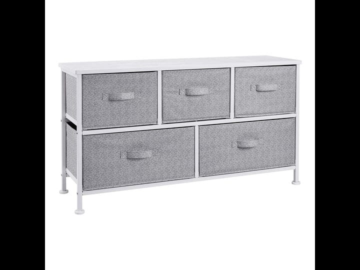 basics-extra-wide-fabric-5-drawer-storage-organizer-unit-for-closet-w-1