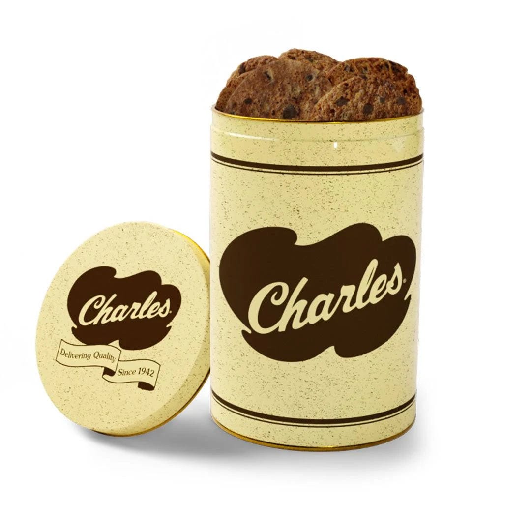 Delightful Charles Chips Chocolate Chip Cookie Tin | Image