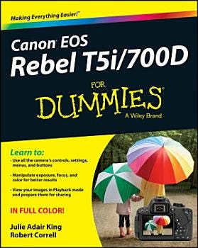 Canon EOS Rebel T5i/700D For Dummies | Cover Image