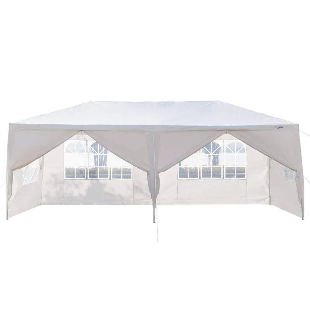 10x20 Traditional White Wedding Party Tent Canopy | Image