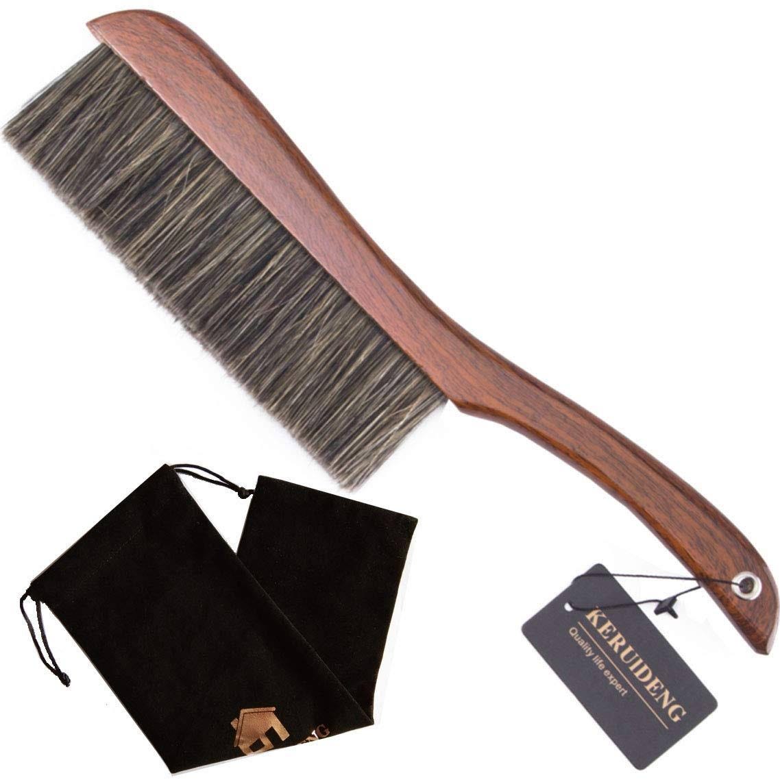 Comfortable Soft Duster Brush - Natural Wood Handle for Home Cleaning | Image
