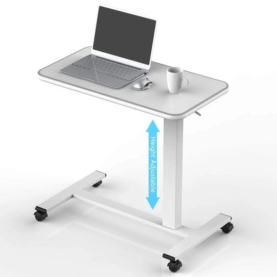 hitacts-overbed-table-height-adjustable-pneumatic-hospital-bed-table-with-lockable-wheels-rolling-be-1