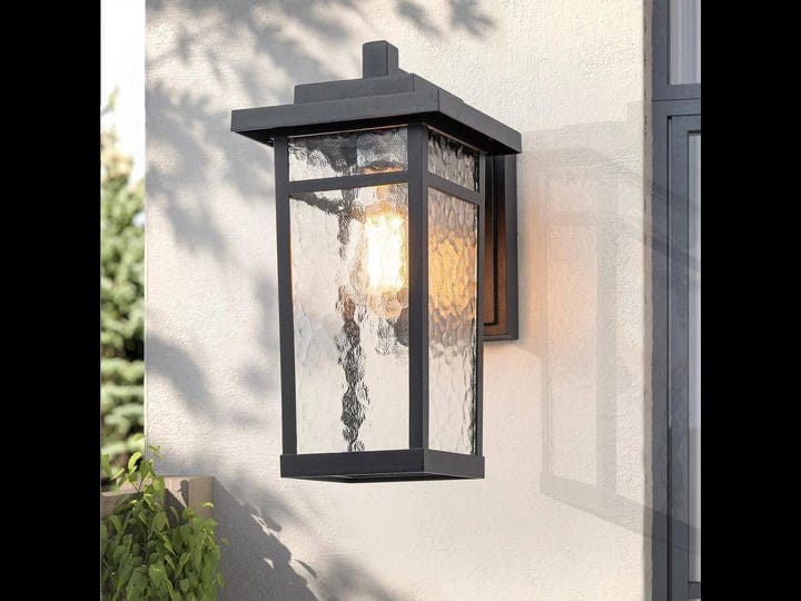 douglas-1-light-black-lantern-outdoor-sconce-with-hammered-glass-1