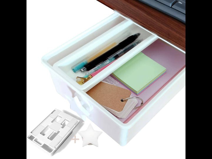 daily-treasures-large-capacity-under-desk-drawer-hidden-self-adhesive-pencil-tray-drawer-with-1pcs-s-1