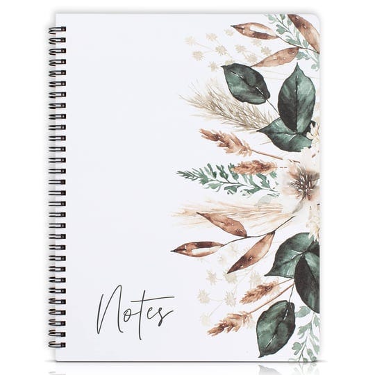 aesthetic-spiral-notebook-journal-for-women-cute-dried-floral-10-5-x-8-5-college-ruled-notebook-with-1