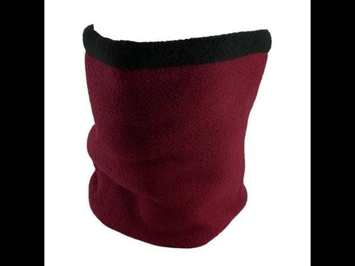 top-headwear-fleece-convertible-neck-gaiter-red-mens-size-one-size-1