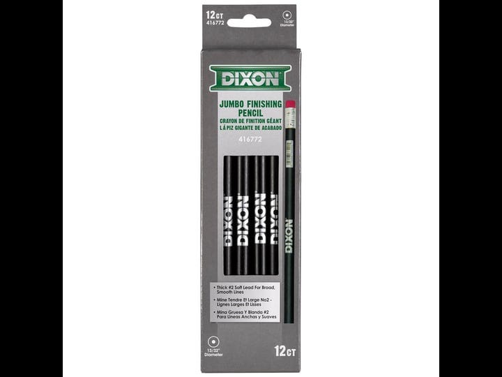 dixon-12-pack-jumbo-2-black-pencil-33412-1