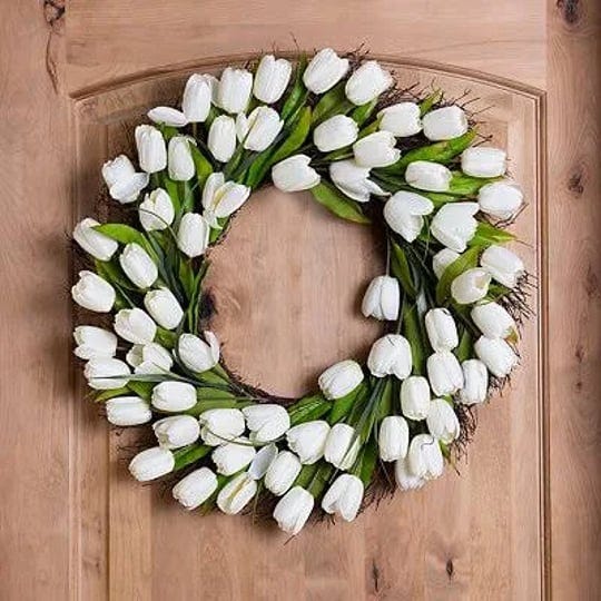 tulip-wreath-green-brown-26-kirklands-home-1