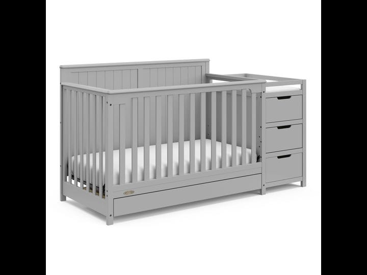 graco-hadley-5-in-1-convertible-crib-and-changer-with-drawer-pebble-g-1