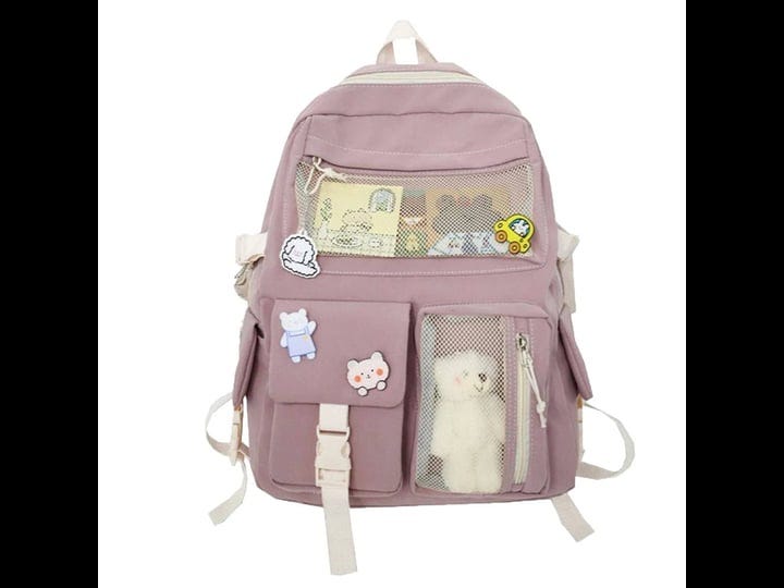 thanps-kawaii-backpack-with-cute-pin-and-accessories-cute-kawaii-backpack-for-school-bag-kawaii-girl-1