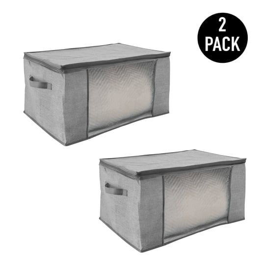 simplify-2-pack-blanket-storage-bag-in-heather-grey-1