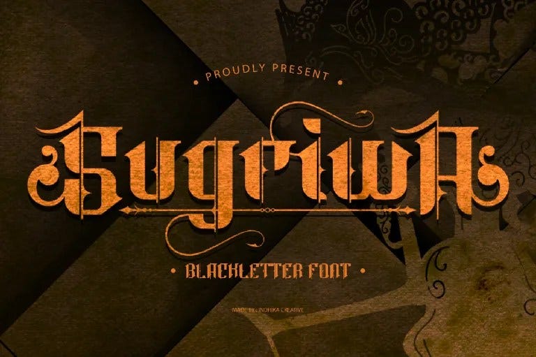 Sugriwa Font 1