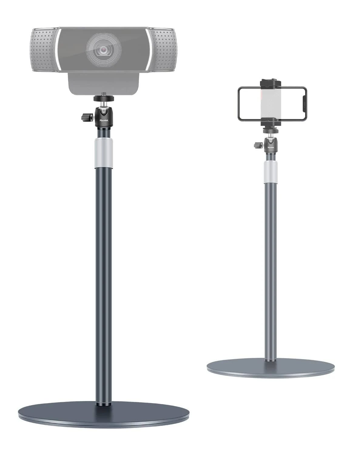 Nycetek 360 Rotatable Youtube Webcam Stand & Light Stand Tripod | Image
