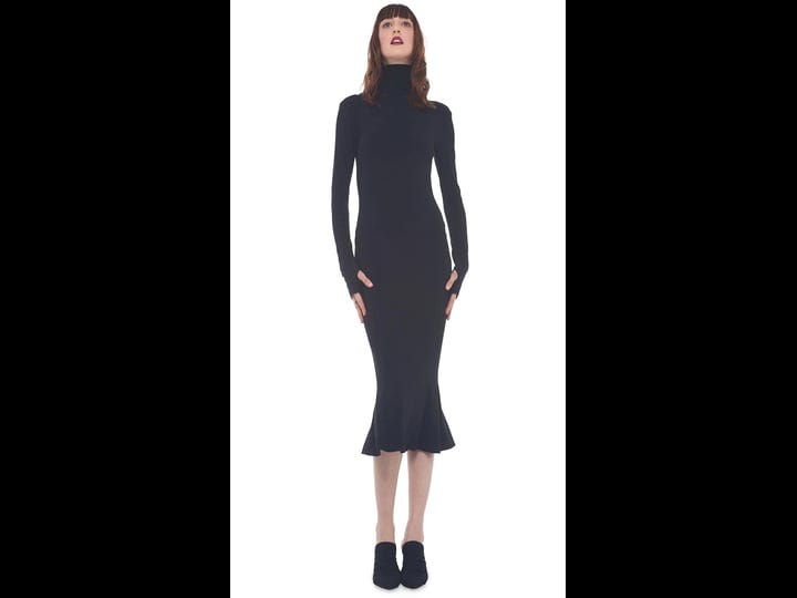 norma-kamali-womens-turtleneck-fishtail-dress-1