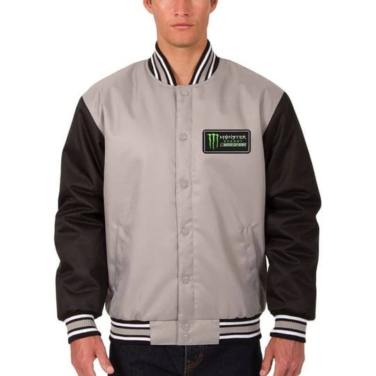 mens-nascar-jh-design-gray-black-poly-twill-varsity-jacket-1
