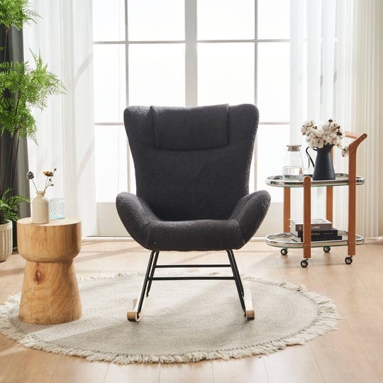 rocking-chair-nursery-solid-wood-legs-reading-chair-with-teddy-fabric-upholstered-nap-armchair-grey-1