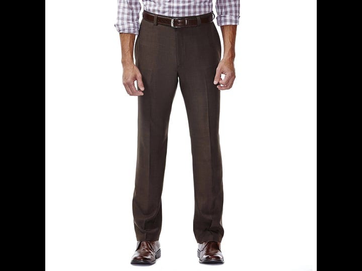 haggar-mens-eclo-stria-classic-fit-flat-front-dress-pants-brown-size-40x29-1