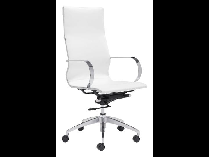white-ergonomic-conference-room-high-back-rolling-office-chair-1