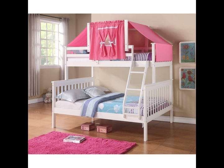 donco-trading-bunk-bed-pink-tent-kit-white-1