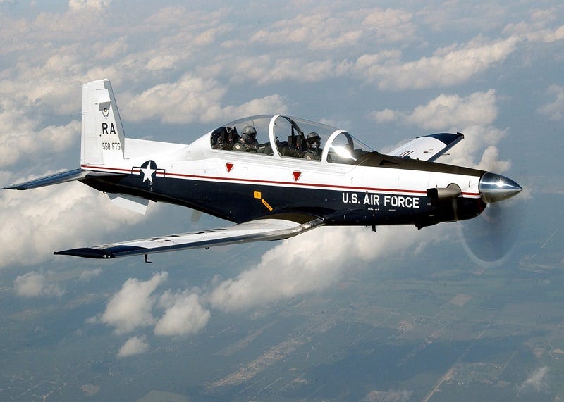 RANDOLPH AIR FORCE BASE, Texas -- The T-6A Texan II is phasing out the aging T-37 fleet throughout Air Education and Training Command. (Air Force photo by Master Sgt. David Richards)