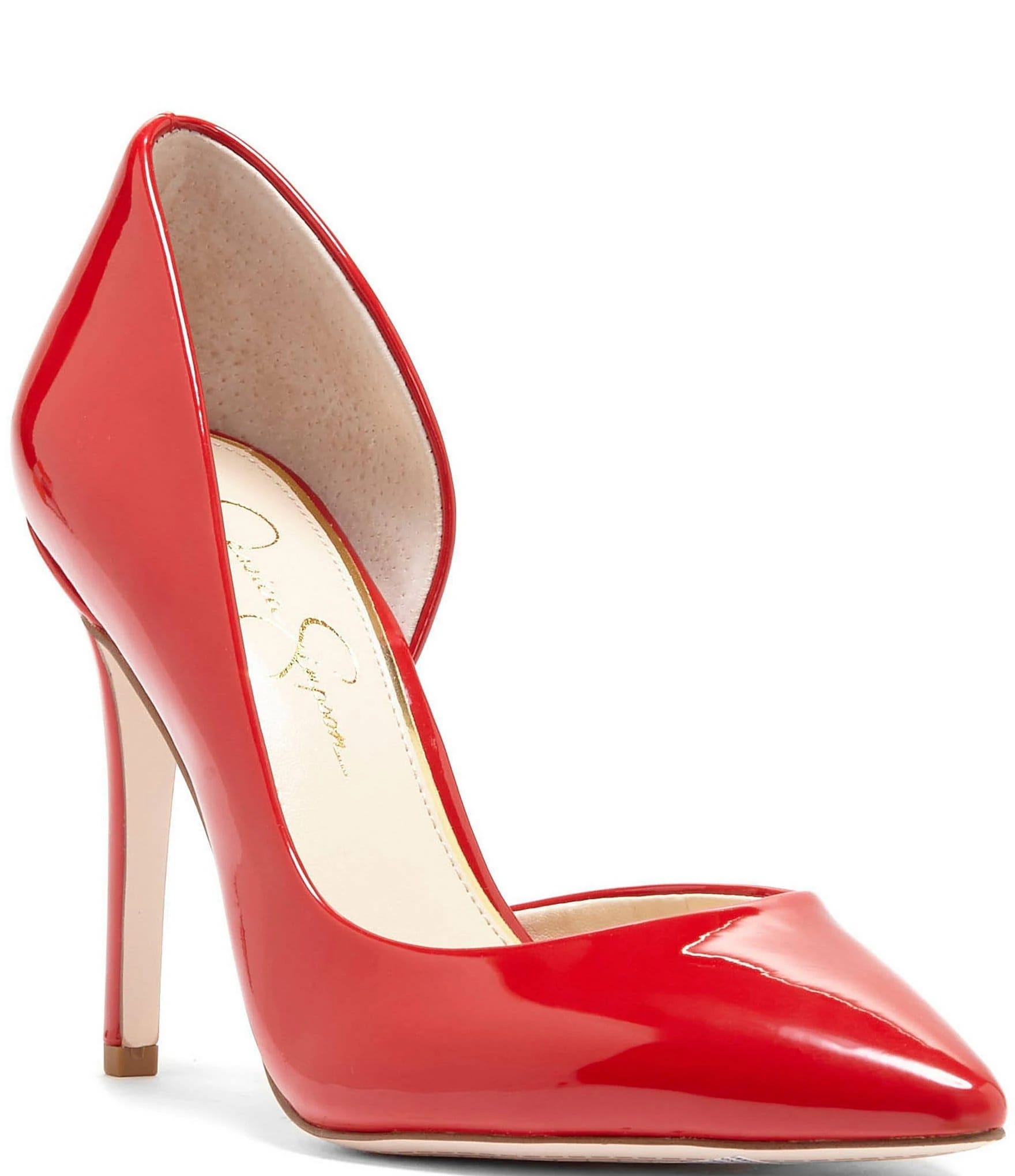 Jessica Simpson Patent D'Orsay Flare Pumps: Attractively Designed, Comformable, and Durable | Image