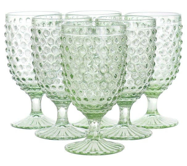 martha-stewart-hobnail-goblet-6-piece-drinkware-set-14-2-oz-green-1