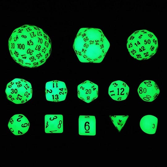 bescon-dice-bescon-super-glowing-in-dark-complete-polyhedral-rpg-dice-set-13pcs-d3-d100-luminous-100-1