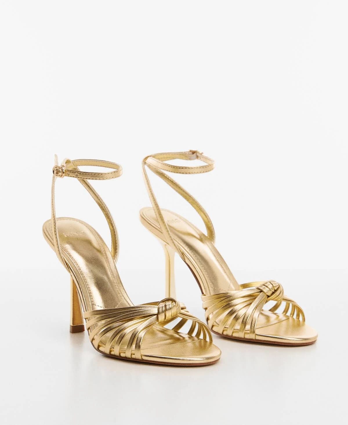 Gold High Heel Sandals for Women | Image