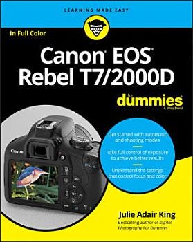 Canon EOS Rebel T7/2000D For Dummies | Cover Image