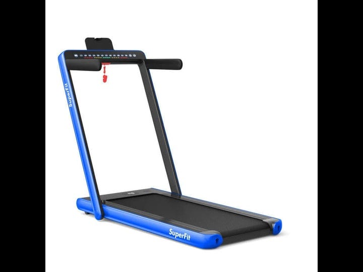 2-in-1-folding-treadmill-dual-display-with-bluetooth-speaker-blue-1