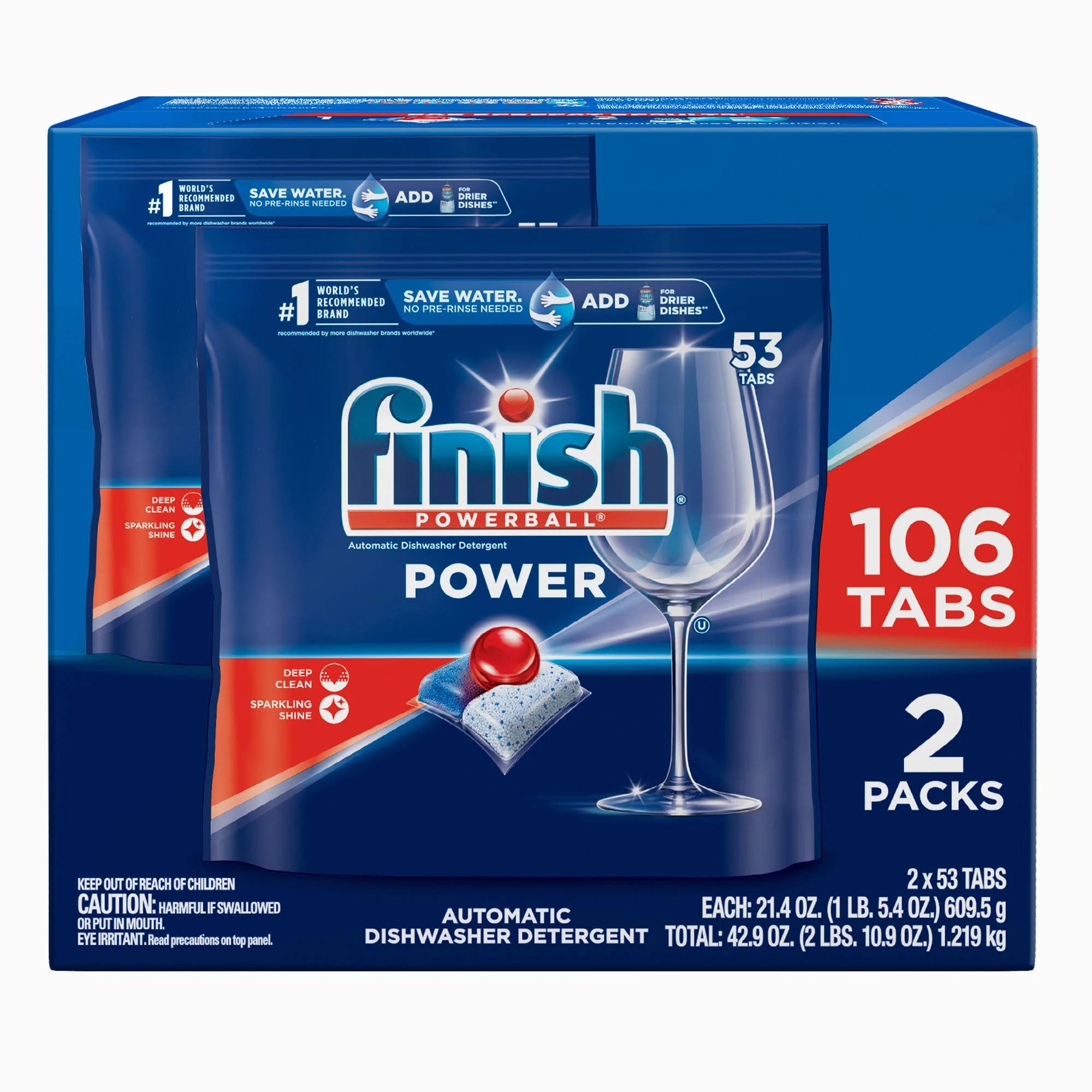 Finish Power Dishwasher Tabs: Deep Clean and Time-Saving Solution | Image