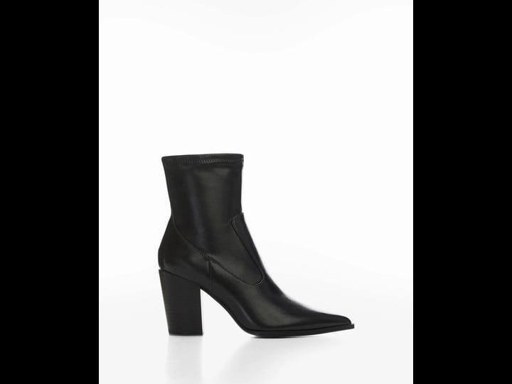 mango-womens-pointy-elasticated-ankle-boots-black-size-6-1