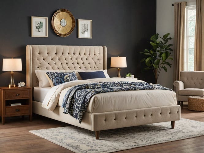 Novogratz-Brittany-Tufted-Upholstered-Platform-Bed-1