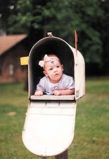 Baby in a mailbox