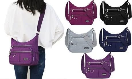 Durable Nylon Crossbody Messenger Bag for Travel and Daily Use | Image