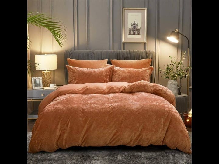 soft-breathable-velvet-duvet-cover-set-camel-california-king-1