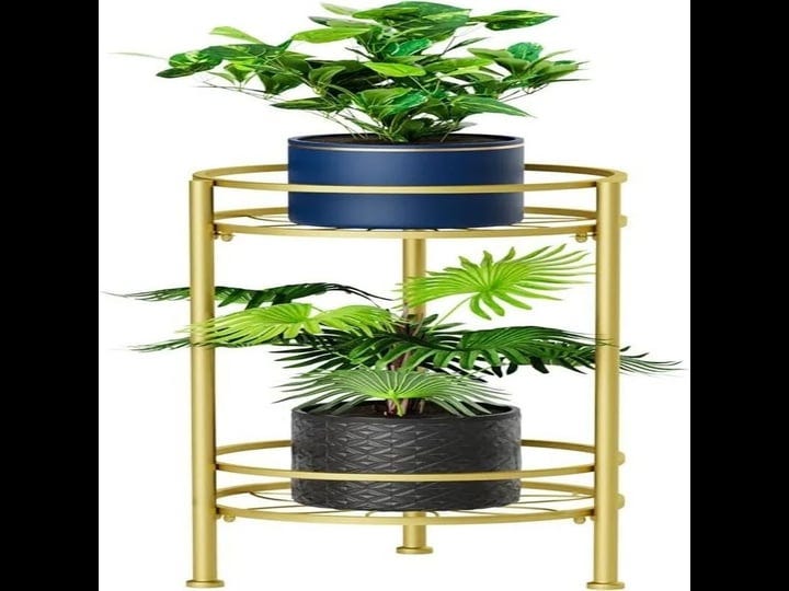2-tier-metal-tall-plant-stands-gold-1
