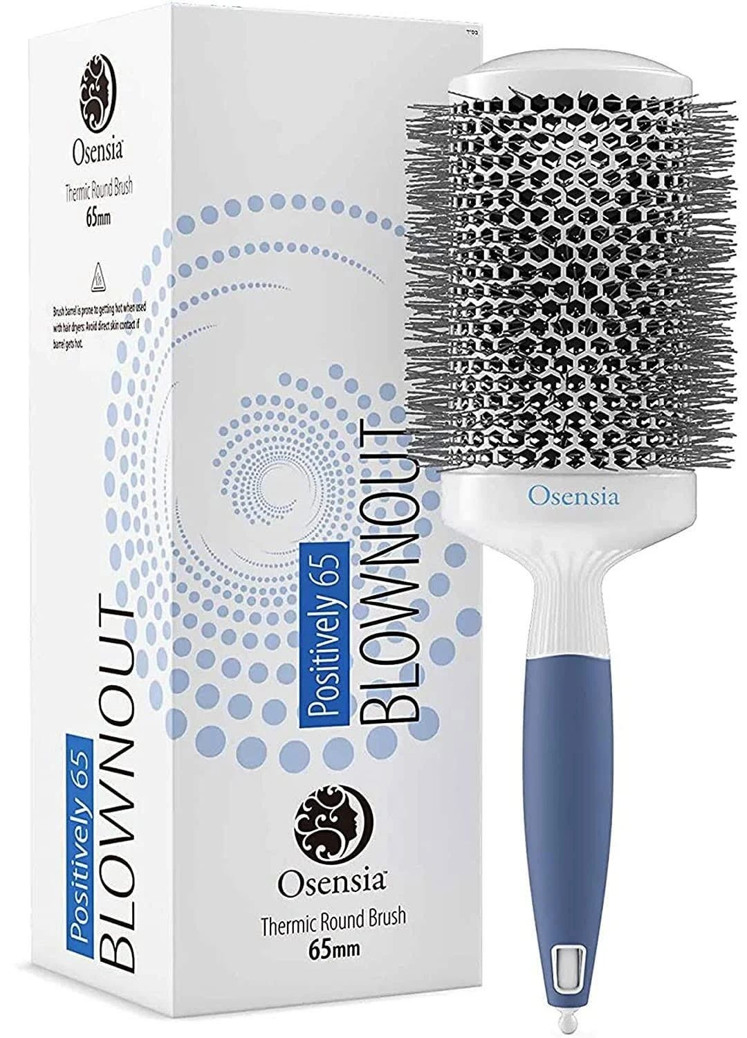 Ceramic Ion Round Blow Dry Brush with Large Barrel - Osensia | Image