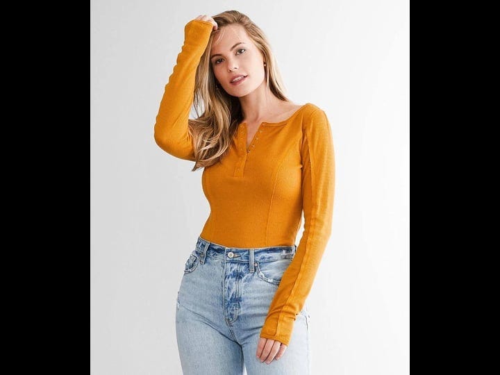 free-people-tops-nwt-free-people-sloane-bodysuit-color-orange-yellow-size-xs-aubri-ls-closet-1