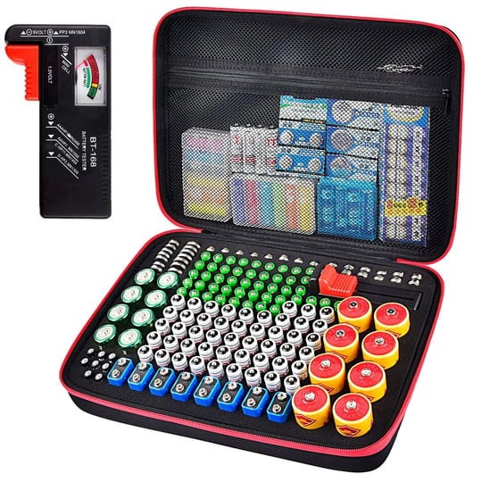 battery-organizer-holder-200-batteries-storage-containers-box-case-with-tester-checker-bt-168-garage-1