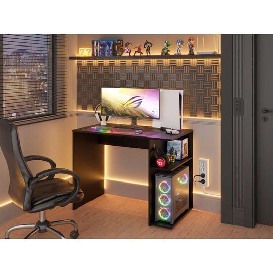 compact-gaming-computer-desk-with-2-shelves-cable-management-and-large-monitor-stand-wood-latitude-r-1