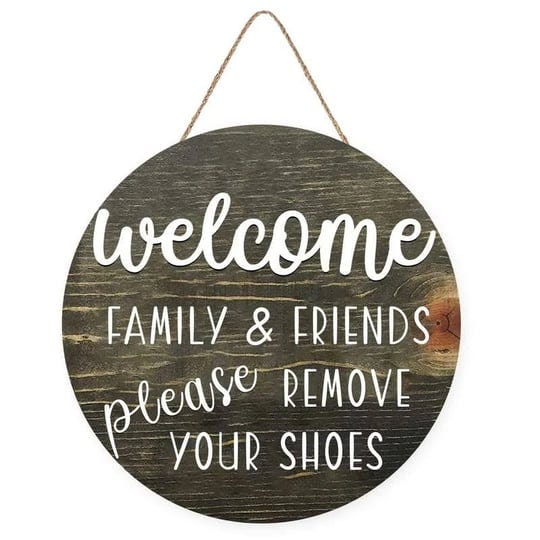 zdalexf-welcome-door-sign-rustic-shoes-sign-welcome-family-and-friends-round-wooden-decor-front-porc-1